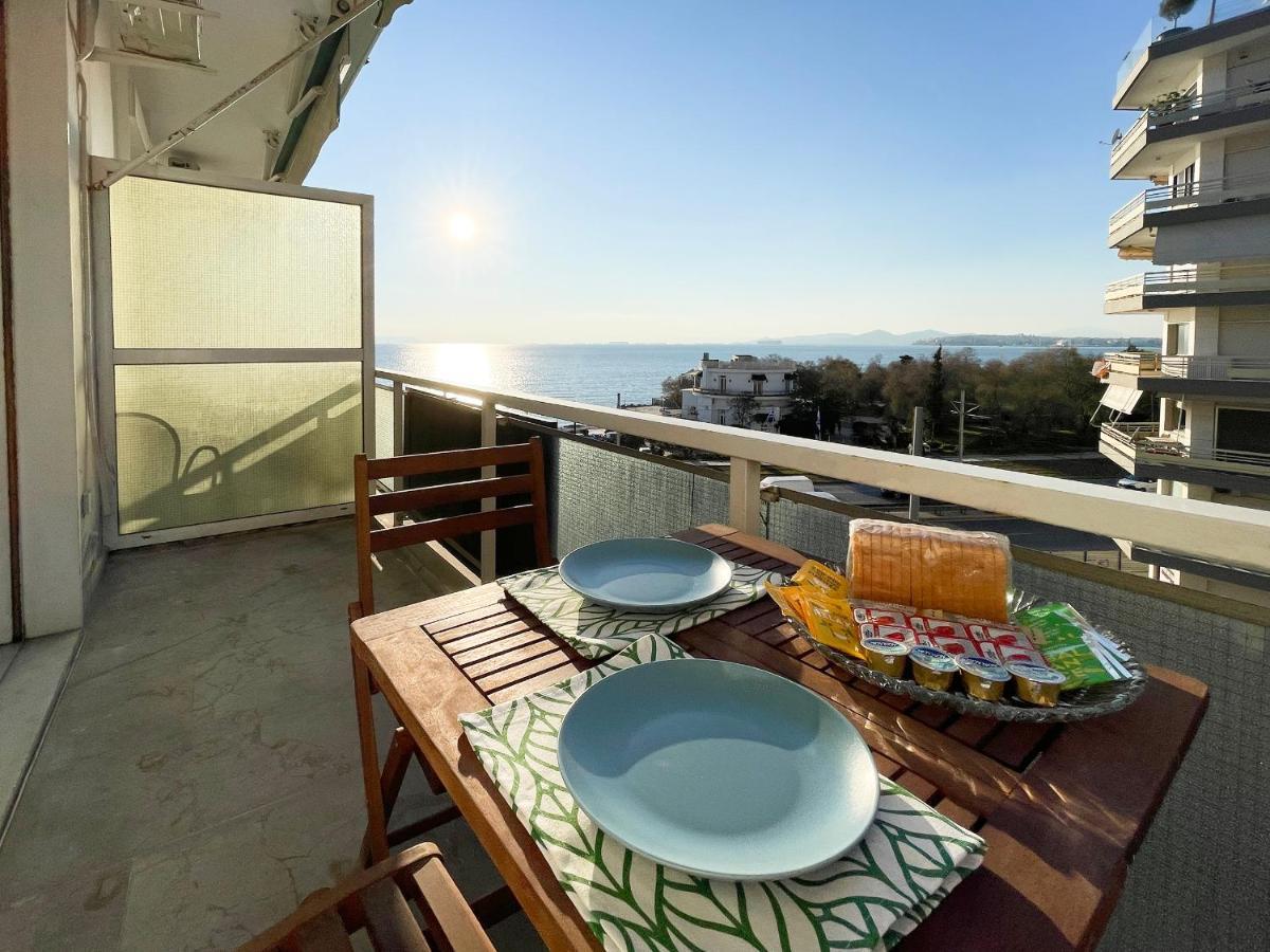 Eolou Sea View 60Sqm Apt In Paleo Faliro Apartment เอเธนส์ ภายนอก รูปภาพ